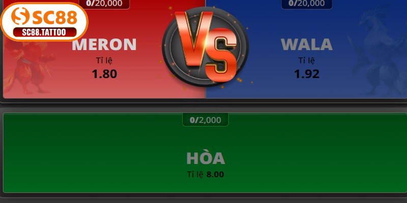 Danh mục trận đấu đá gà SC88 nổi tiếng